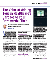 The Value of Adding Topcon Healthcare’s Chronos to Your Optometric Clinic image