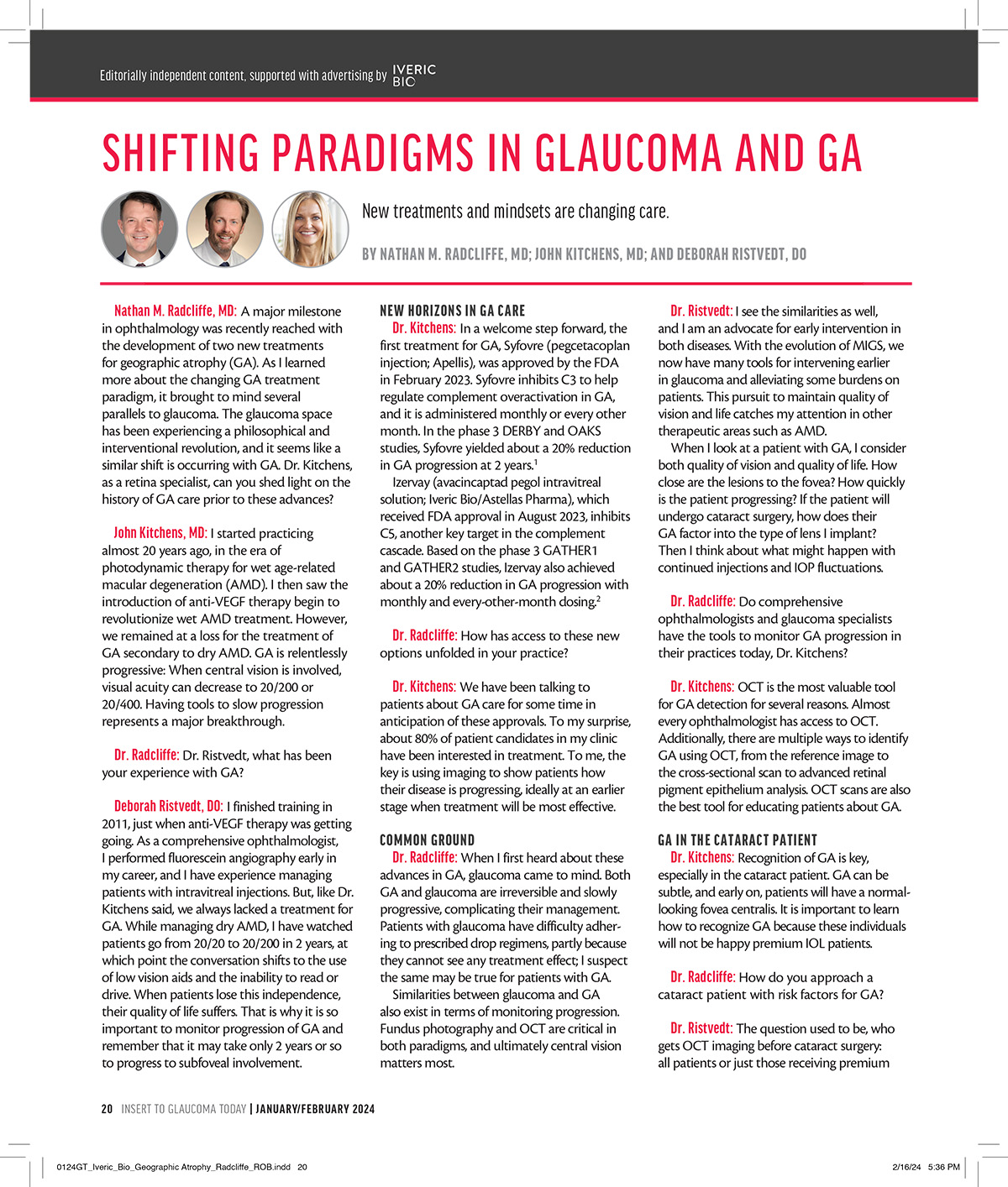 Shifting Paradigms in Glaucoma and GA image