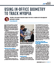 Using In-Office Biometry to Track Myopia image