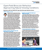 Open-Field Binocular Refraction Approaching Natural Viewing Conditions image