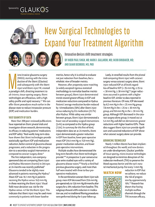 New Surgical Technologies to Expand Your Treatment Algorithm image