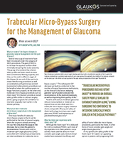 Trabecular Micro-Bypass Surgery for the Management of Glaucoma image