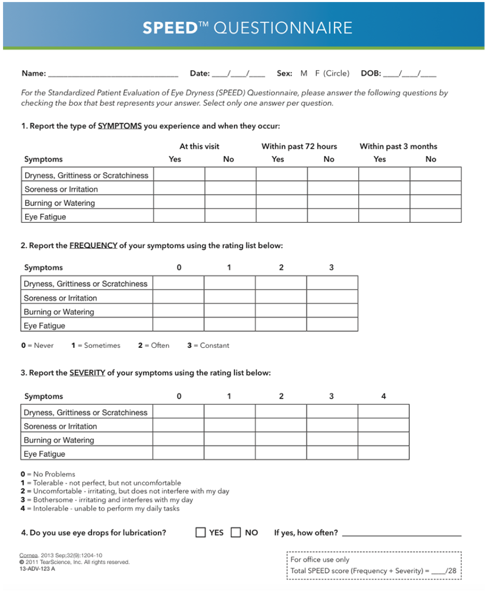 Updates In Dry Eye Disease Diagnosing and Treating Patients with