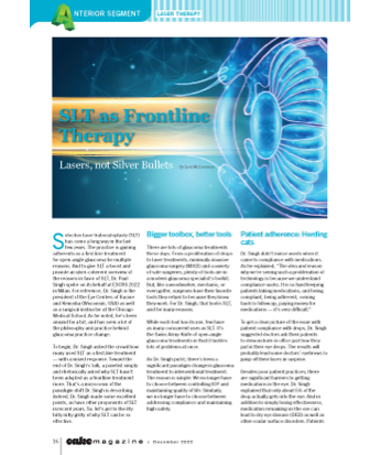 SLT as Frontline Therapy image