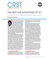 First Line Advantage of SLT