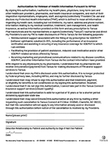 HIPAA Authorization image