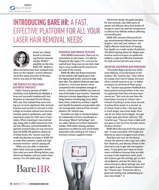 Introducing BARE HR: A Fast, Effective Platform for All Your Laser Hair  Removal Needs - Modern Aesthetics