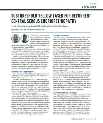 RT Subthreshold Yellow Laser