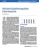 Subliminal Cyclophotocoagulation
