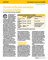 The Role of the New Generation