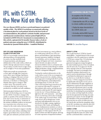 IPL with C.STIM: the New Kid on the Block image