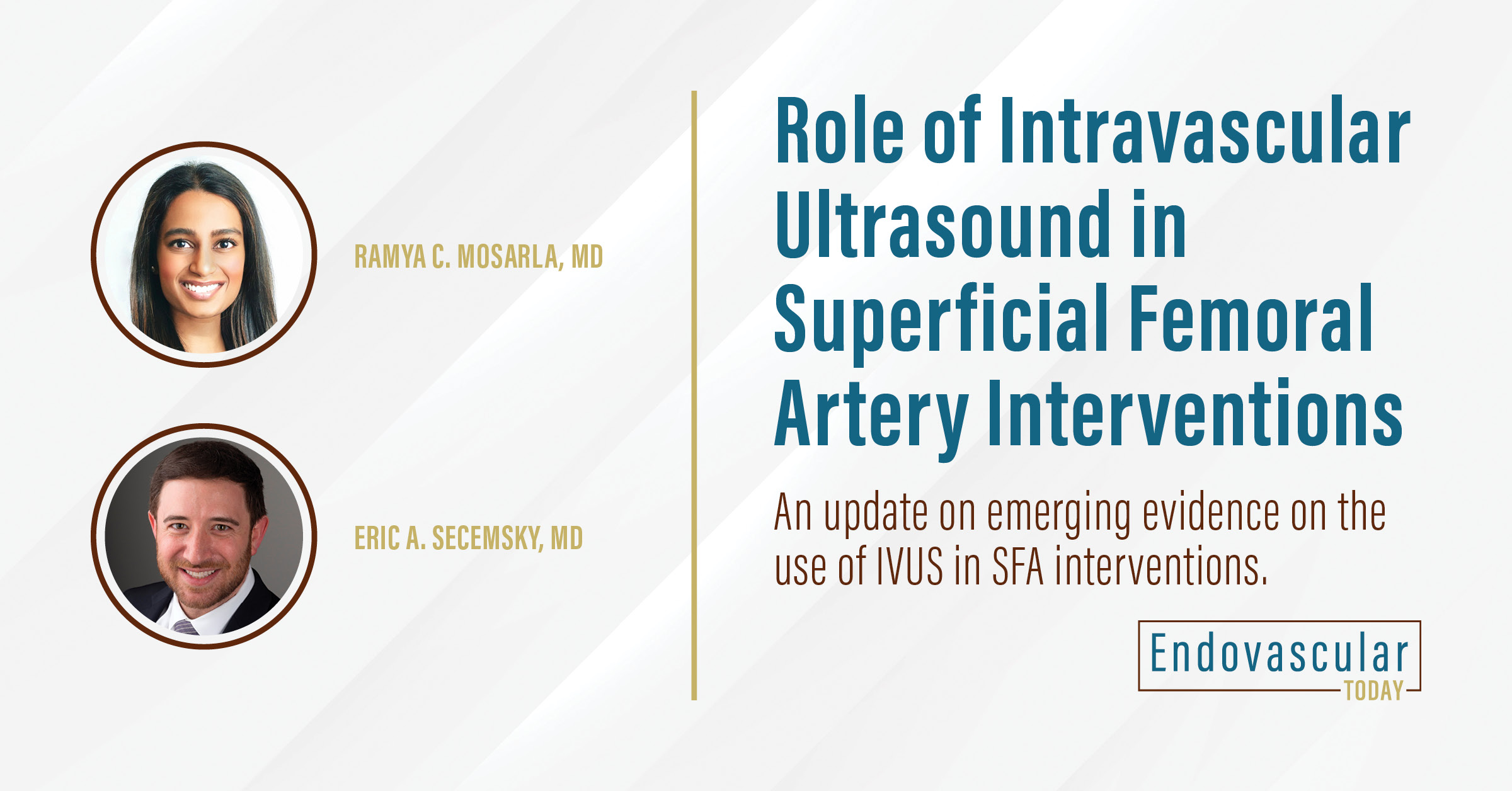 Role of Intravascular Ultrasound in Superficial Femoral Artery ...