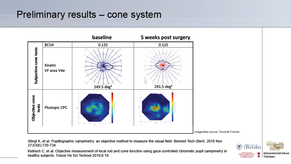 cone system preliminary results. /p>