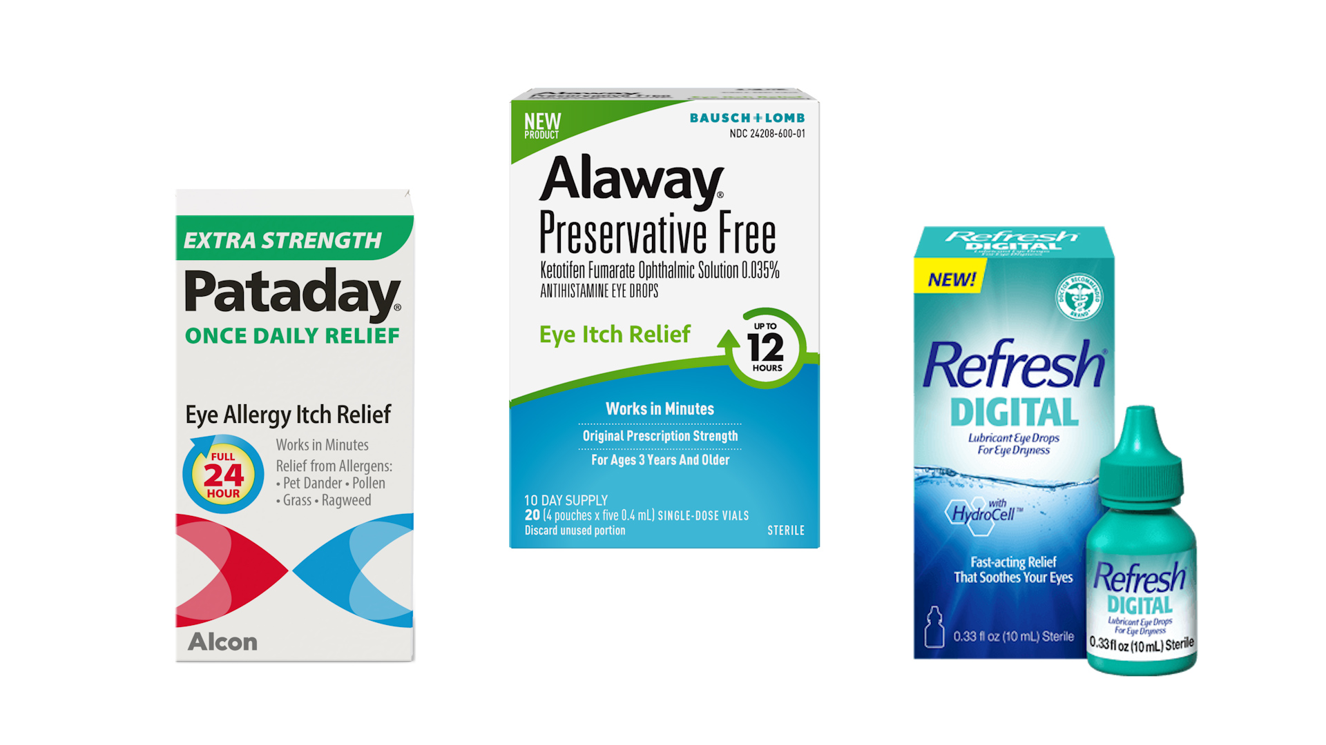 Three OTC Eye Drops Launched for Relief of Ocular Allergy, Eye Itch
